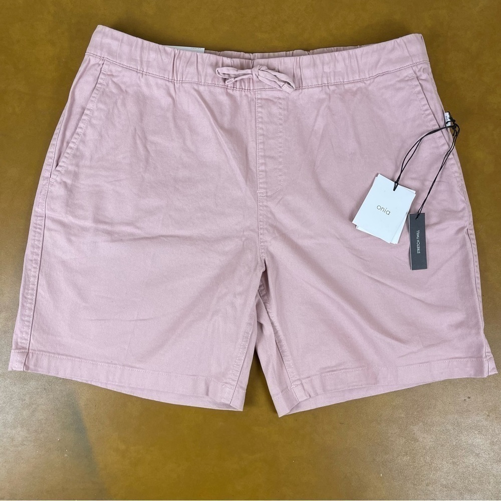 Onia Stretch‎ Twill Pull-On (Baked Clay) Shorts Size Large Men